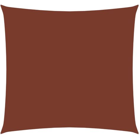 Voile de parasol Tissu Oxford rectangulaire 2x2,5 m Terre cuite (1/5)