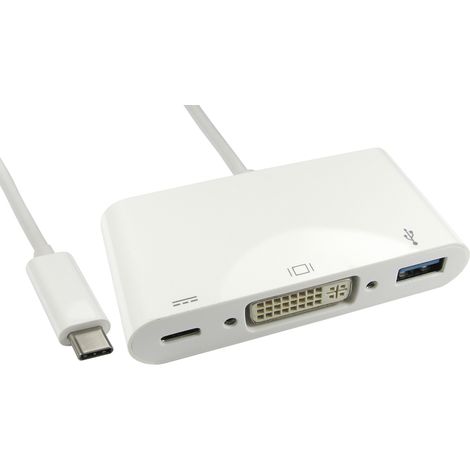 Câble adaptateur RS PRO USB C vers DVI-D ( Prix pour 1 )