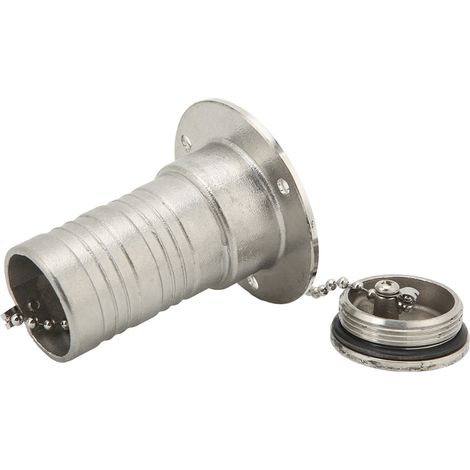 Bouchon de remplissage de pont pour bateau marin avec capuchon sans clé, en acier inoxydable poli miroir, pour bateau, yacht, caravane, diesel (1/5)