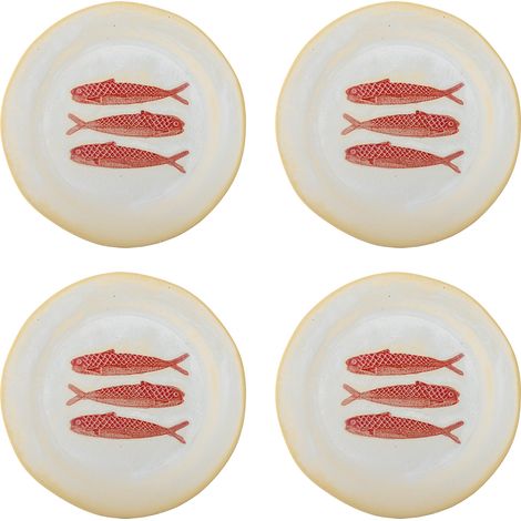 Bloomingville - Hadden Plate - Red - Stoneware