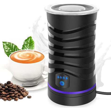 Mousseur à lait électrique, mousseur à lait automatique quatre en un, 600 ml, peut préparer du café, du latte, du cappuccino et un mousseur à lait au chocolat chaud (1/5)