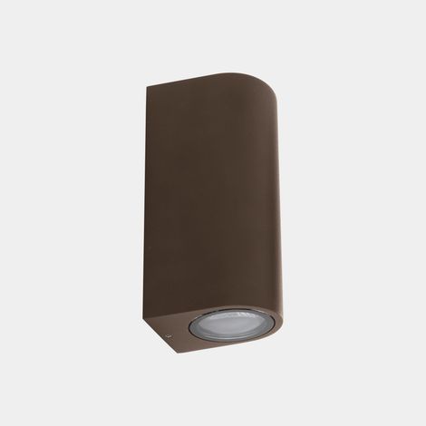 Lampade da parete IP66 Eko Double Emission GU10 8 Marrone