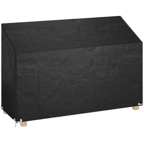 Housse de banc de jardin pour Protection 8 œillets 190x70x70/88 cm polyéthylène -FV62443 (1/5)