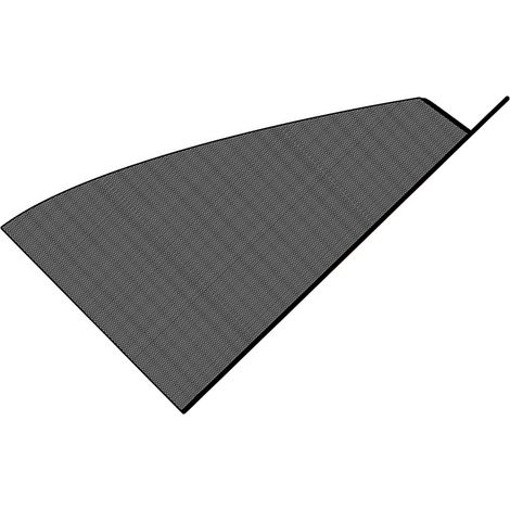 Pare-soleil en maille respirante noire, léger et flexible, portable, pour vitre de voiture, protection UV, grand format, avant. (1/5)