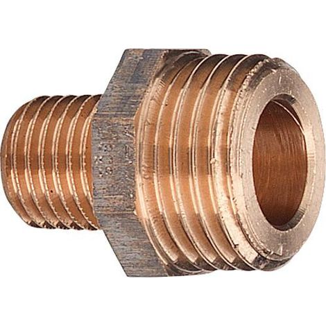 Raccord de jonction en bronze G (plat) x R (conique) type 3247 axa DN20 (3/4") x DN25 (1")