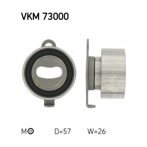 Poulie de tension, courroie crantée SKF VKM 73000 HONDA 14510-PM7-003 FDU 2691