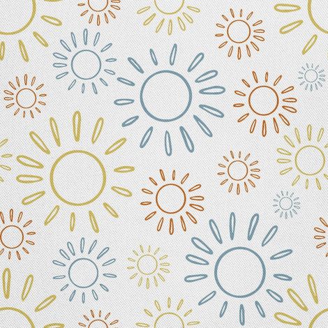 Outdoor dekostoffe oxford - Motiv bunte Sonne (1/5)