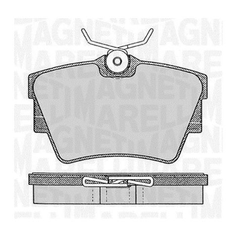 MM PF0370 Magneti Marelli Bremsbeläge hinten