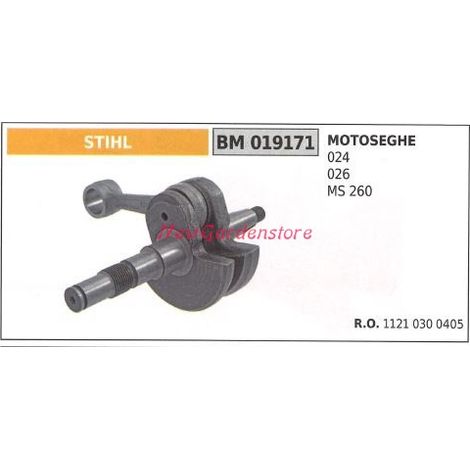 Albero motore e biella STIHL motosega modello 024 026 MS 260 019171