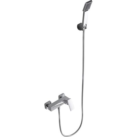 IMEX Duscharmatur aus verchromtem Messing mit ABS-Duschhalter 180 cm Metallbrauseschlauch und 35 mm Keramik-Kartusche Valencia (1/3)