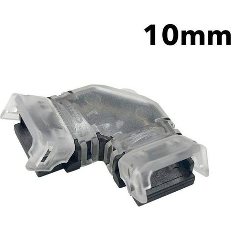 Connecteur d'angle en "L" à ruban LED COB monochrome 12V / 24V -