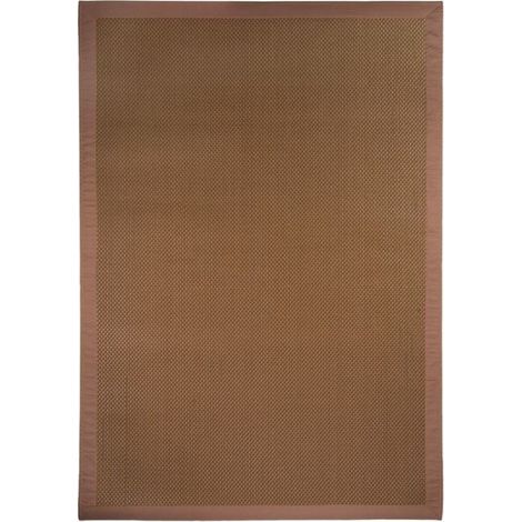TREE - Tapis tressé pour intérieur et extérieur marron 160x230 (1/3)