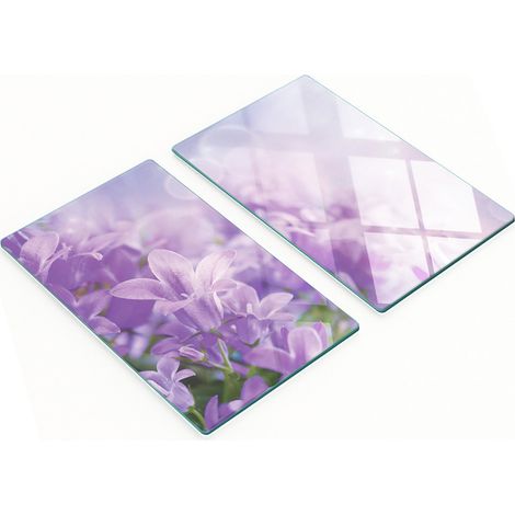 Planches décoratives multifonctions de cuisine en verre trempé, 2 x 30 x 52 cm (1/5)