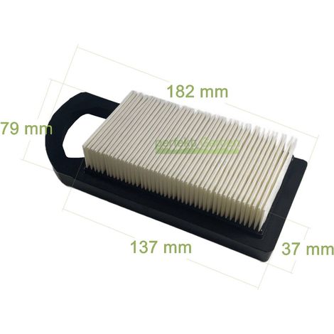 filtre à air pour moteurs Briggs & Stratton B&S 1 cylindre Powerbuilt OHV I/C 10-14 CV (1/4)