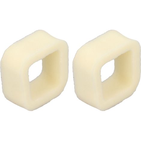 Lot de 2 cartouches filtrantes à air tondeuse en fibre polyester lavables pour coupe-herbe 443 436 (1/5)
