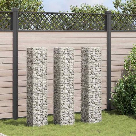 Maison Exclusive - Arriates de gaviones 3 unidades hierro 30x30x1 (1/5)