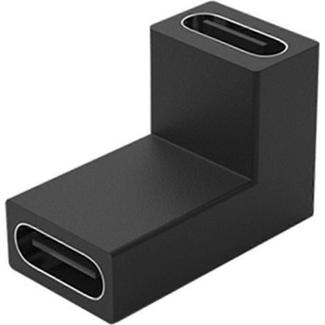 Adaptateur d'Extension USB 3.1 Type-C Mâle vers Femelle à Angle Droit/Gauche Haut/Bas (1/4)