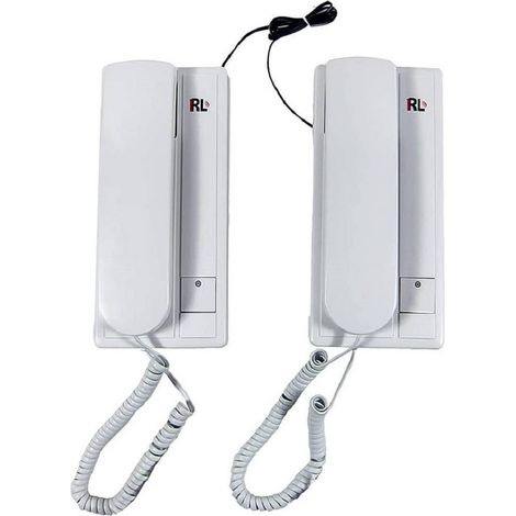 TRADE SHOP - Citofono Rl-209 Interfono A Parete Con 2 Cornette Casa Ufficio Abitazione Cw594 - (1/5)