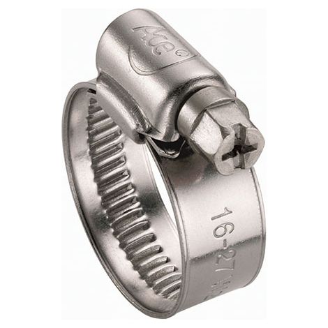 SPIDO - 2 colliers inox 16x27 - 12MM