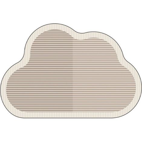 Qianmo [Nuage] 5080cm (Terre de diatomées) Tapis de sol en terre de diatomées, tapis antidérapant pour salle de bain, tapis absorbant pour porte de toilettes (1/5)