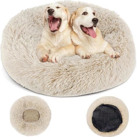 Panier pour Chien - MAGICFOX - Modèle Rond - Grande Taille 80cm - Amovible - Lavable