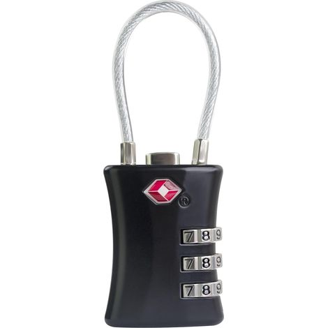 Cadenas de valise, petit cadenas à combinaison, serrures pour bagages, cadenas de voyage à combinaison avec code pour sac à dos, casier de gym, boîte à munitions, étui à (1/5)