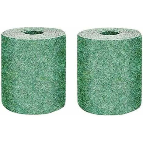 2er-Pack Rasensamenmatte, 3 m lange, biologisch abbaubare Rasenanbaumatte, Rasensamenmatte, Gartendünger, Picknick-Gartenmatte, Rasenpflanzmatte, 20 × 300 cm