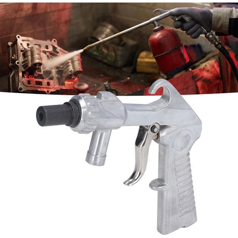 Pistolet de sablage pneumatique, pistolet de sablage blanc (1/5)