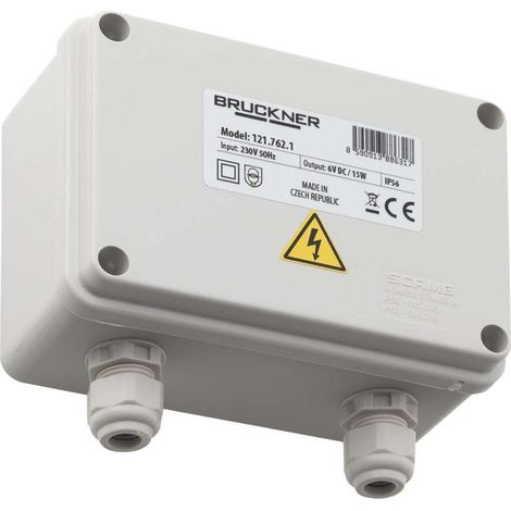 Bruckner - Fuente de alimentación para 1-10 lavacuñas, 230 V/ 6 V CC 121.762.1 (1/3)