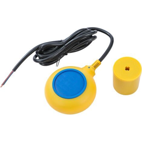 QORVA-Interrupteur à Flotteur 220V Contrôle Automatique de Niveau d'Eau avec Câble 2M pour Pompe Électrique, Réservoir d'Eau, Pompe Submersible