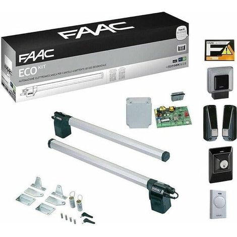 Faac Eco Kit 5632445 230v + Coppia Di Fotocellule (1/2)
