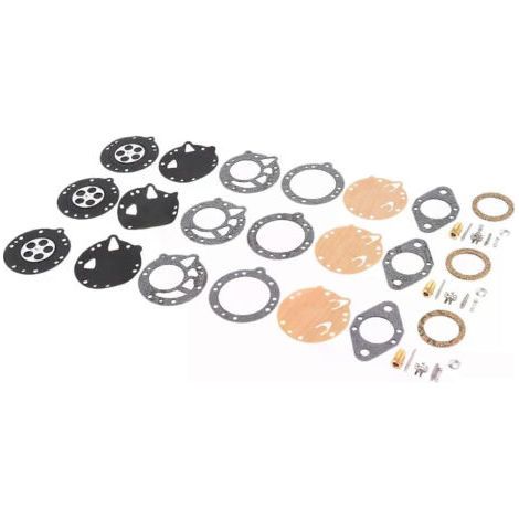 Kit de réparation/reconstruction de carburateur (3 pièces) pour tronçonneuses Stihl 08S, 08SE, 08SEQ, 070, 090, TS350, TS360 et Tillotson RK-114HL-Chrom (1/5)
