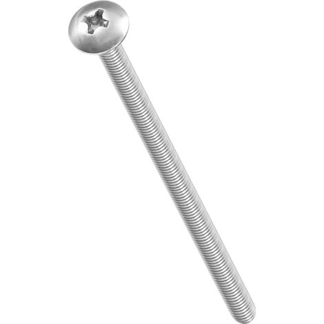 Vis à Tête Phillips (M4-0.7x70) 25Pcs, Acier Inoxydable 304 Tête Ronde Vis à Meuble - pour Travail du Bois (1/5)