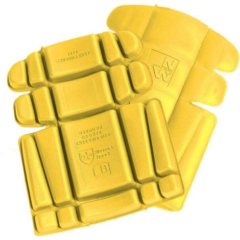 Genouillères Protège-genoux de Travail - Taille TU - Jaune - Résistant et Confortable - D-Work (1/2)