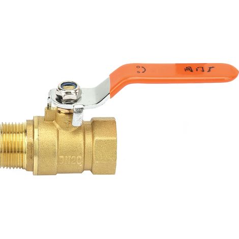 Brass Pipe Ball Valve Male and Female Thread 3/4"BSP DN20 (1/5)