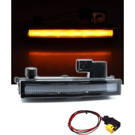 1 pièce : feu de gabarit avant à LED pour pare-soleil, 24 V, pour Scania R, S, G 2016+, avec fiche — lumière orange + connecteur