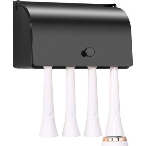 Porte-Brosse À Dents,Acier Inoxydable 304 Auto-Adhésif Mural Anti-Poussière Support Pour Organisateur De Rangement Pour Bros[CA153] (1/5)