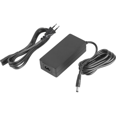 Bloc d'alimentation AC 100-240 V vers DC 12 V 5 A 60 W, câble 2 m, compatible lampe vidéo LED 660/960 et lumière annulaire max. 12 V 5 A 60 W (prise UE) (1/5)