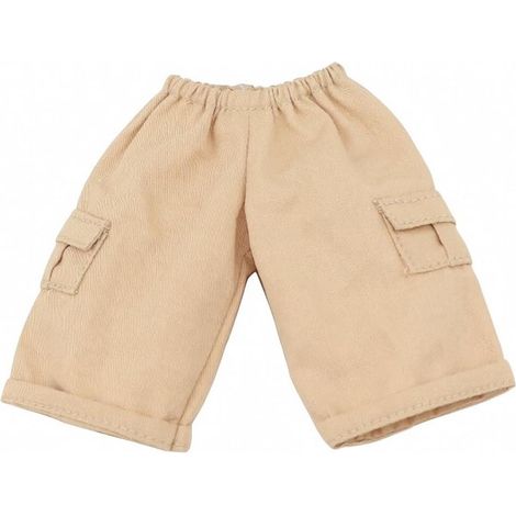 Realistic Doll Cargo Shorts, Khaki, Casual Cargo Shorts (1/5)
