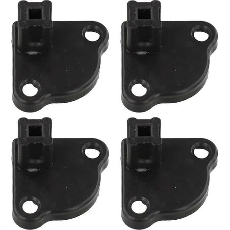 Supports de pieds pour tonnelle pliante 4 bases en plastique adaptées tubes carrés 21x21 mm patins de stabilité (1/5)