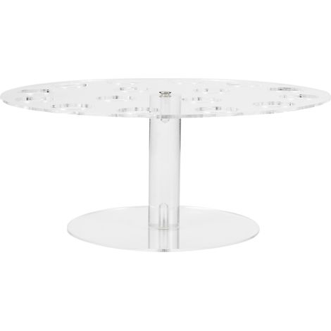 Présentoir à glaces en acrylique transparent à 16 emplacements pour cornets, idéal pour la maison, la cuisine et les fêtes. (1/5)