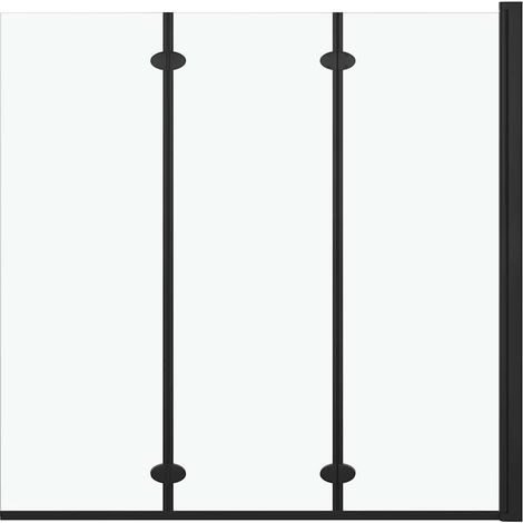 Maison Exclusive - Mampara de ducha plegable 3 paneles ESG 130x13 (1/5)