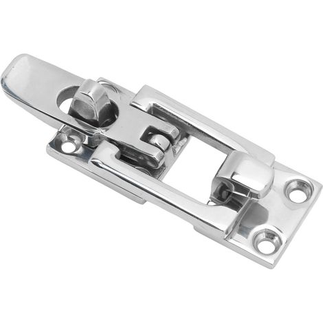 Lot de 2 loquets de porte verrouillables en acier inoxydable 316, robustes et anti-vibrations, pour usage marin (1/5)
