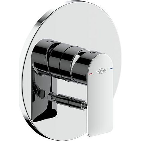 Mitigeur bain/douche encastré Nomoro, rosace Ø 178 mm, chrome