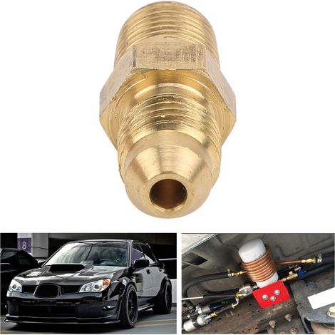 Adaptateur de Ligne de Carburant Laiton -3 AN Mâle vers 1/8 NPT pour Automobile (1/5)