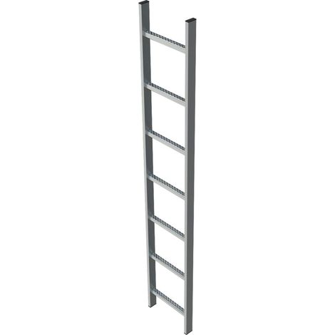 ZARGES Schachtleiter verzinkt 14 Sprossen LW400 mm (1/3)