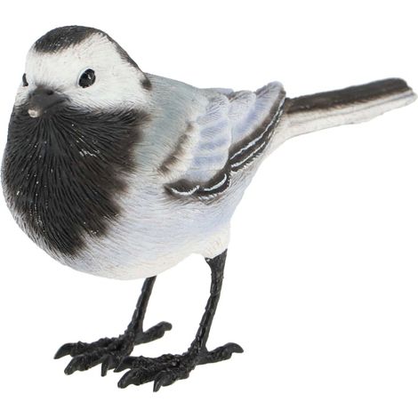 Oiseau décoratif extérieur en polyrésine Bergeronnette grise (1/5)