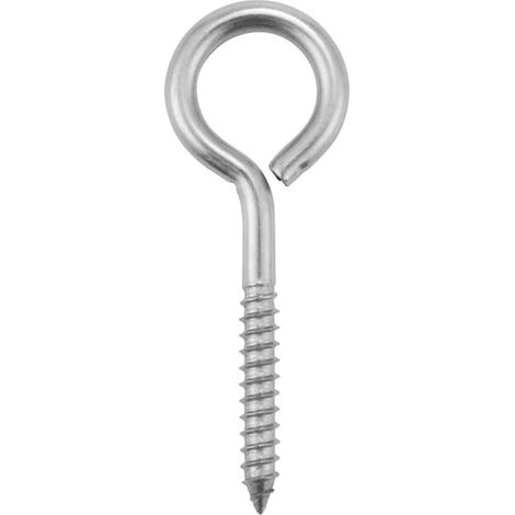 [PL] Lot de 10 œillets à vis en acier inoxydable, œillets métalliques pour bornes, vis à œillet, vis filetées M6 (1/5)
