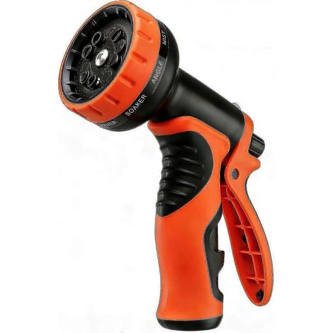 Pistolet d'arrosage avec 10 jets différents – Pulvérisateur haute pression pour le lavage de voiture, le bain des animaux et l'entretien du jardin -xxy (1/5)