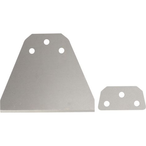 6in Lame de Grattoir pour Sol Acier à Ressort Queue Ronde 2 Rainures Burin pour Marteau SDS Plus (1/5)